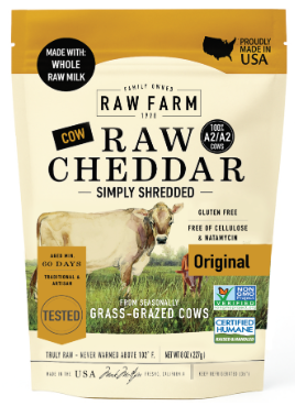 Raw Farm Shredded Cheese