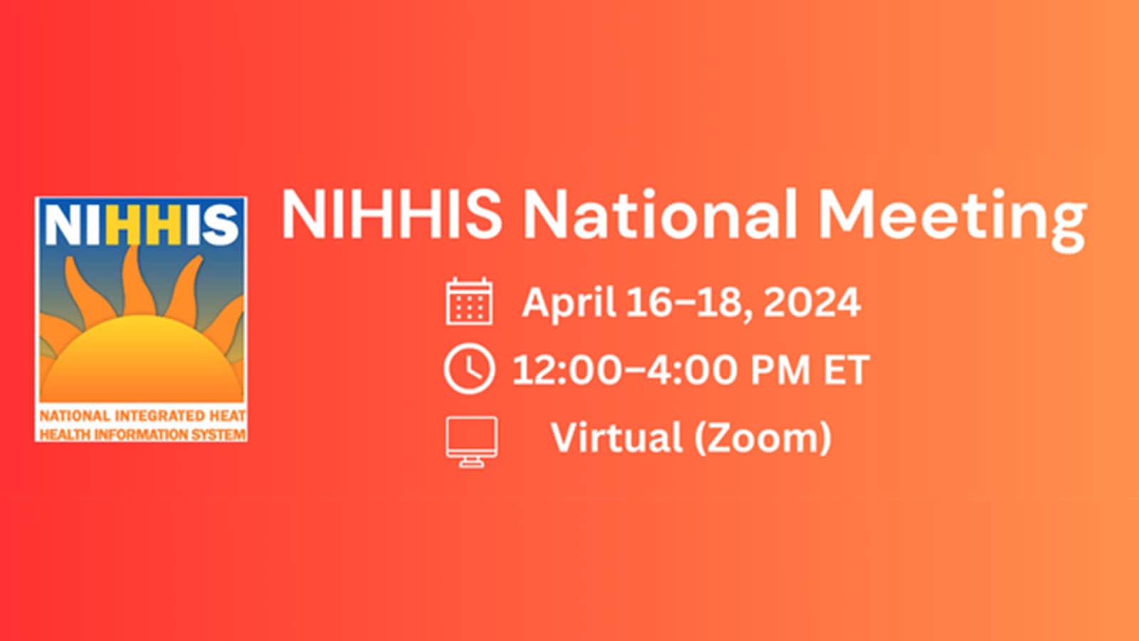 3rd Annual NIHHIS National Meeting  April 16-18, 2024