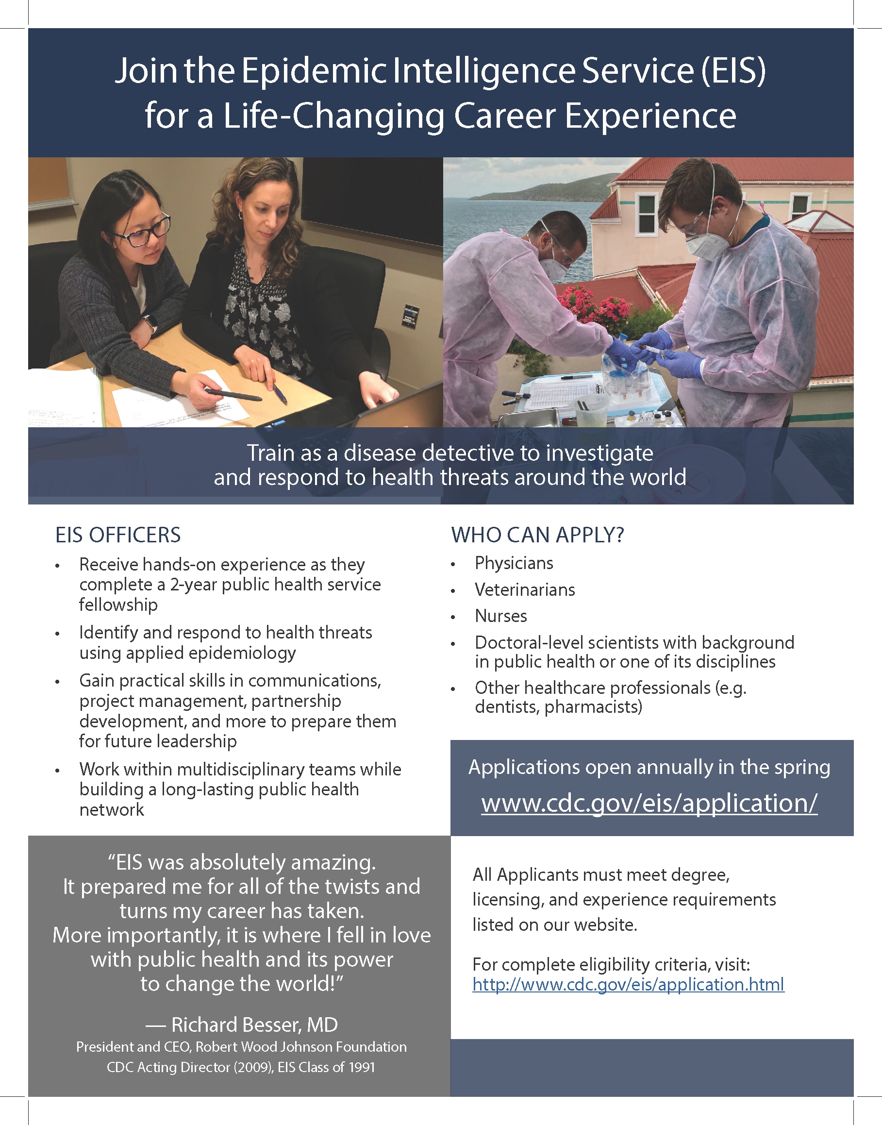 EIS Recruitment Flyer