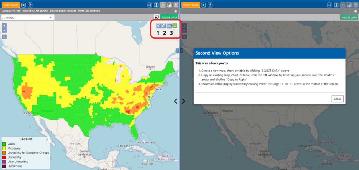 Adding additional information layers and view customization in Tracking's Data Explorer tool