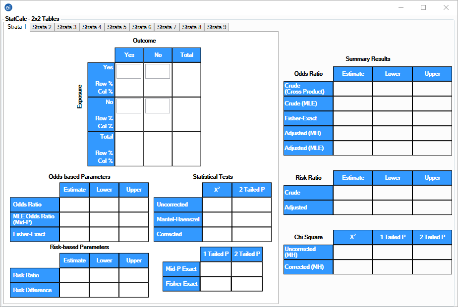 F1018-2x2-table-gadget StatCalc 2 by 2 table gadget.