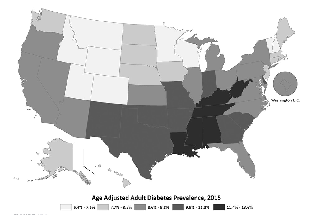 Choropleth map