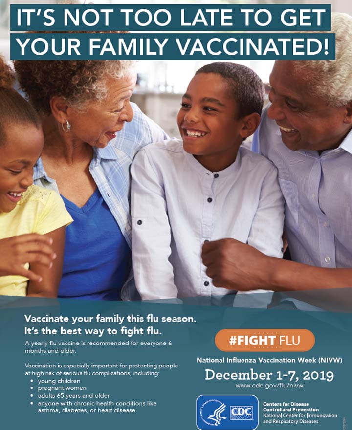 It's not too late to get your family vaccinated!