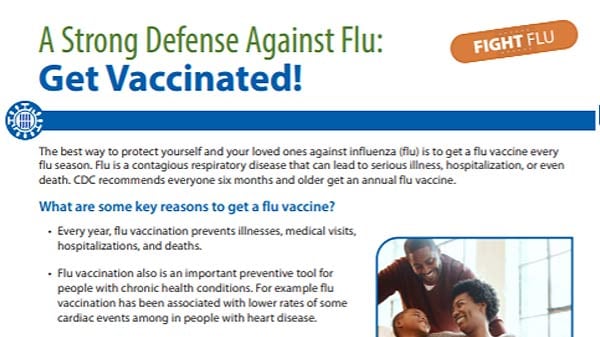 a strong defense against flu