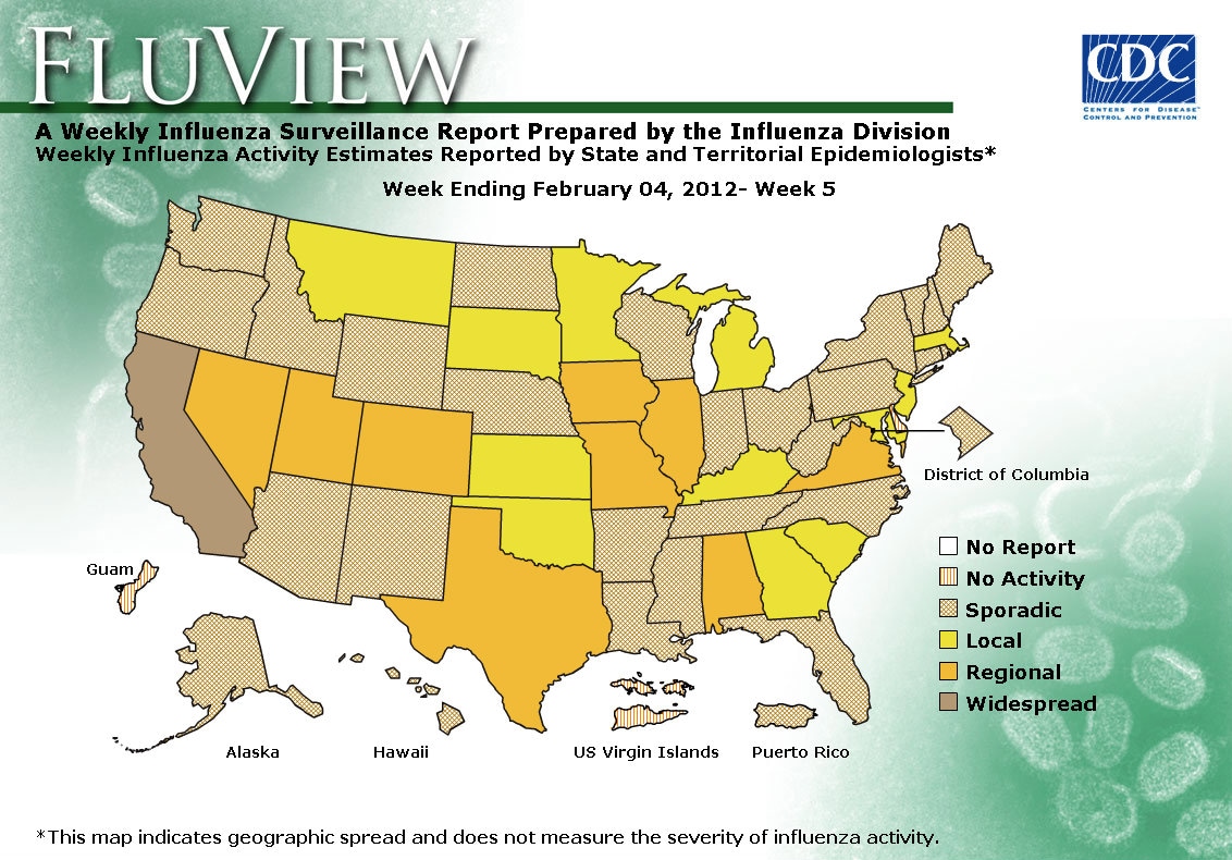 WEEK 5, 2011 FLU MAP NOT PRESENT ON SERVER