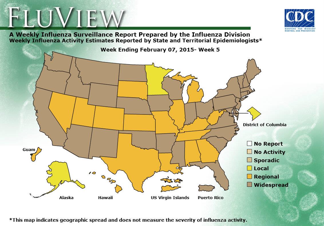 WEEK 5, 2014 FLU MAP NOT PRESENT ON SERVER