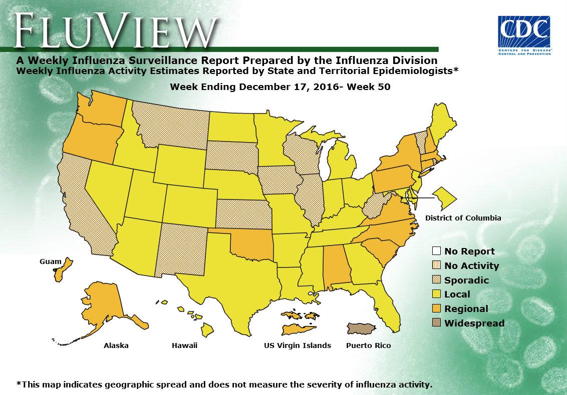 CDC Influenza (Flu) Weekly Report Image Download 20162017 Season