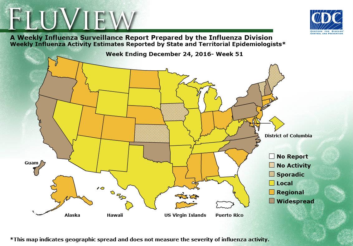 WEEK 51, 2016 FLU MAP NOT PRESENT ON SERVER