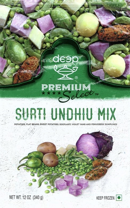 Recalled Deep brand frozen Surti Undhiu Mix