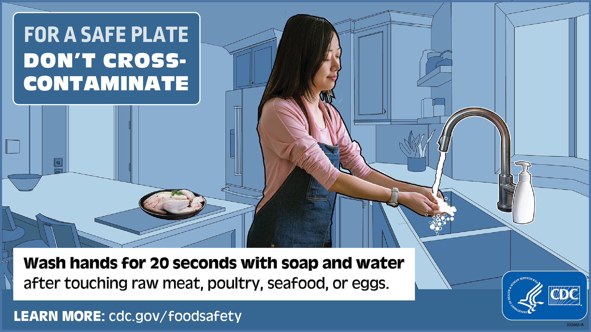CDC Emerging Infections on X: Food must reach a safe internal temperature  to kill germs that could give you #foodpoisoning. Use a food thermometer in  the thickest part of the food to