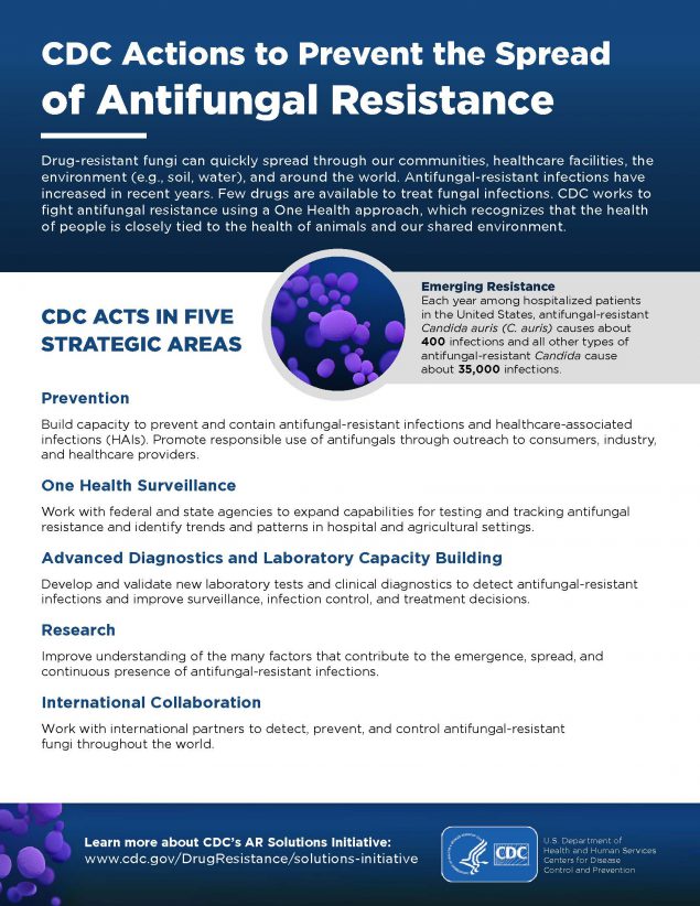 Antifungal Resistance Fungal Diseases Cdc
