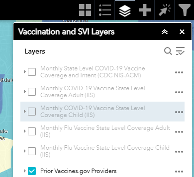 STEP 2 - Explore layer list.