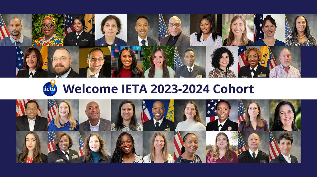 Collage of individuals participating in the 2023-2024 IETA program