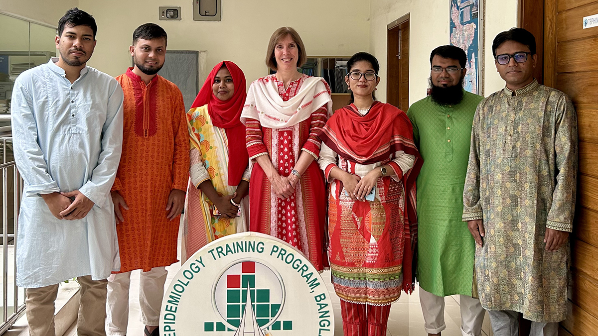 7 FETP residents welcome in the Bengali New Year