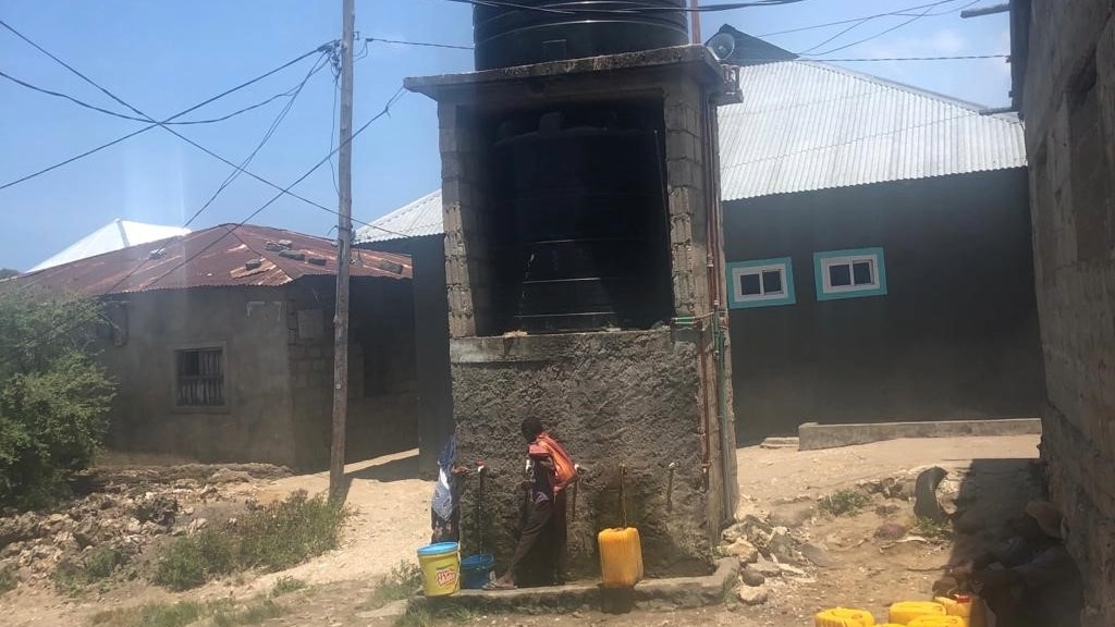 Bulk Chlorination point in Zanzibar