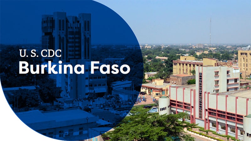 Skyline view of Burkina Faso featuring modern buildings and a sprawling urban landscape.