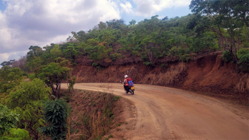 A rider heads to a remote area in Malawi to collect health samples for HIV viral load, early infant diagnosis, TB, and cervical cancer testing&mdash;ensuring timely transport to the hub for processing.