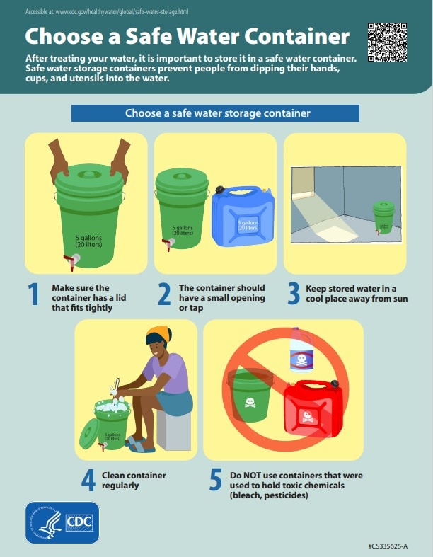 choose a safe water container