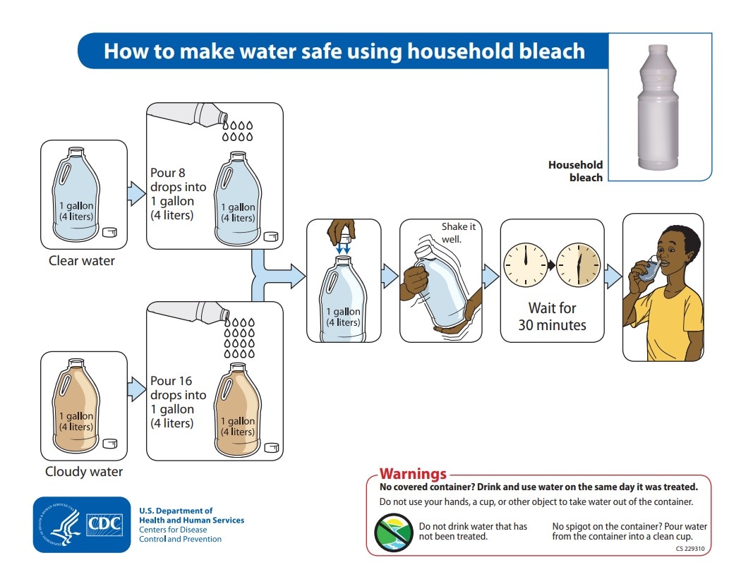 thumbnail image of "how to make water safe using household bleach (africa)" pdf