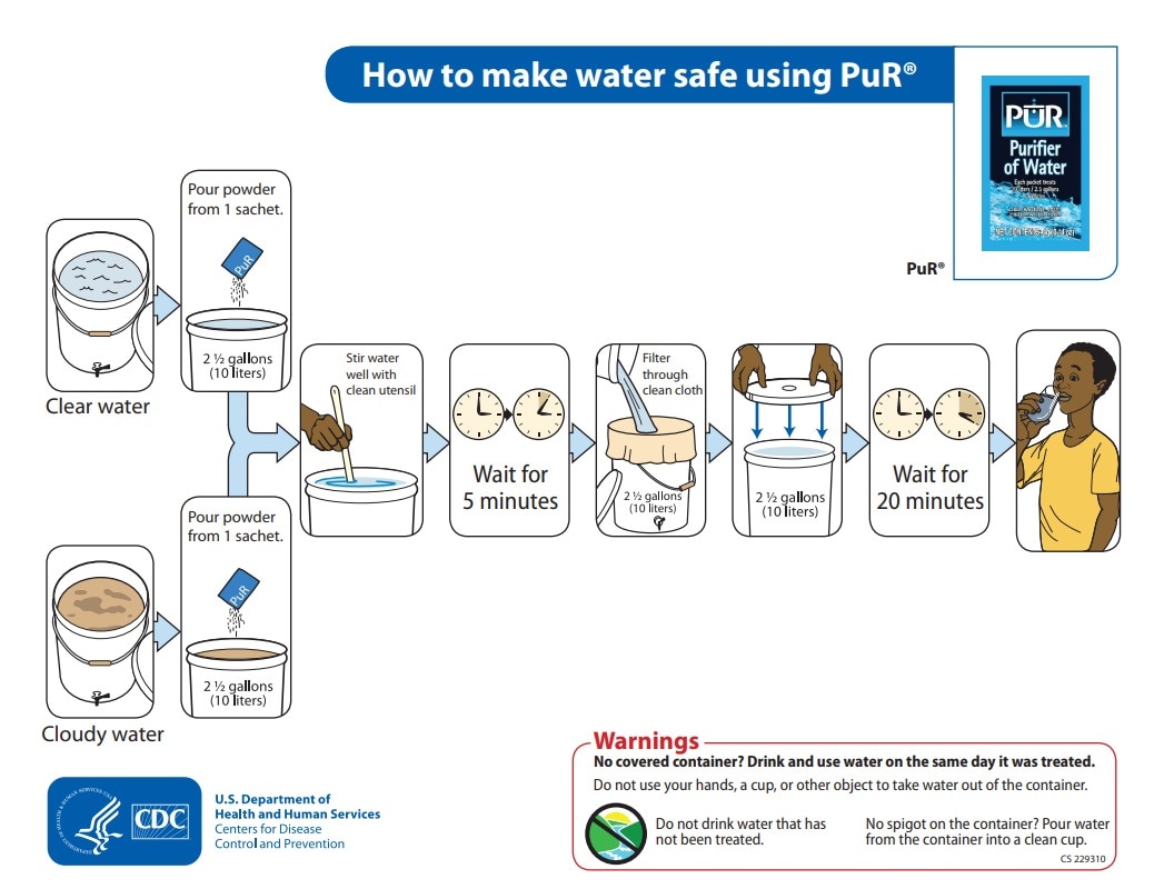 thumbnail image of "how to make water safe using pur® (africa)"