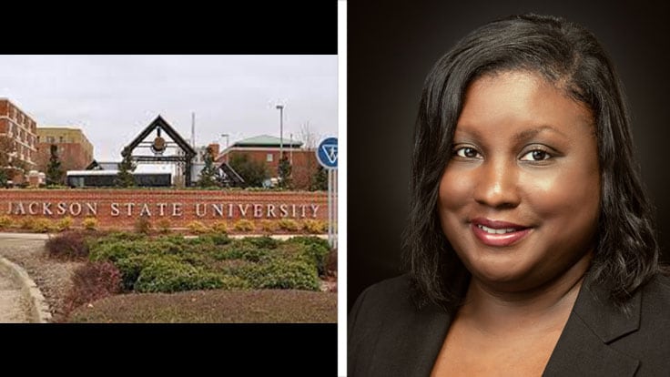 Photo of Jamila Jones, a graduate of Jackson State University in her current position at CDC.