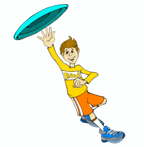 flying frisbee clip art