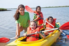 Family Canoeing