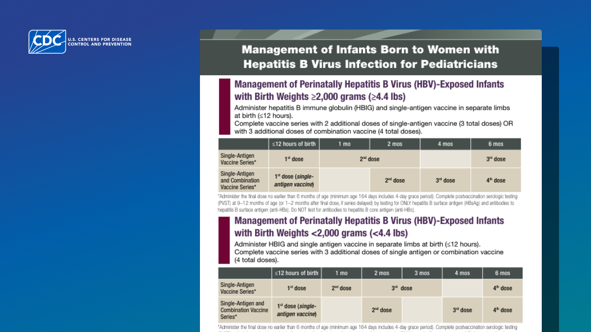 hepatitis b perinatal provider tipsheet