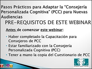 personalized cognitive counseling - webinar slides (spanish)