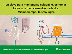 Taking Care of Me - Adherence Poster (Spanish)