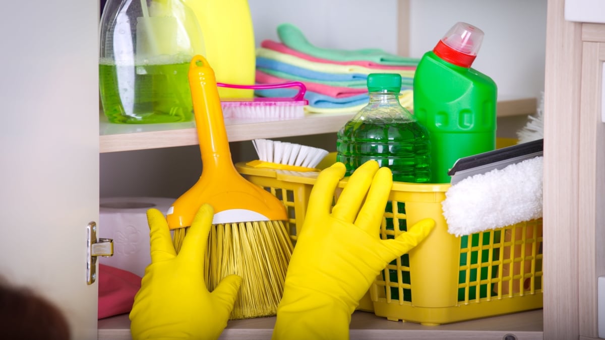 20 Ways to Organize Your Cleaning Supplies Properly