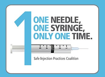 One and Only Campaign, Injection Safety