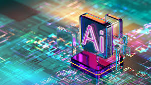 Graphic depicting Ai for artificial intelligence.