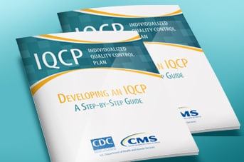 Cover of the IQCP step-by-step guide booklet