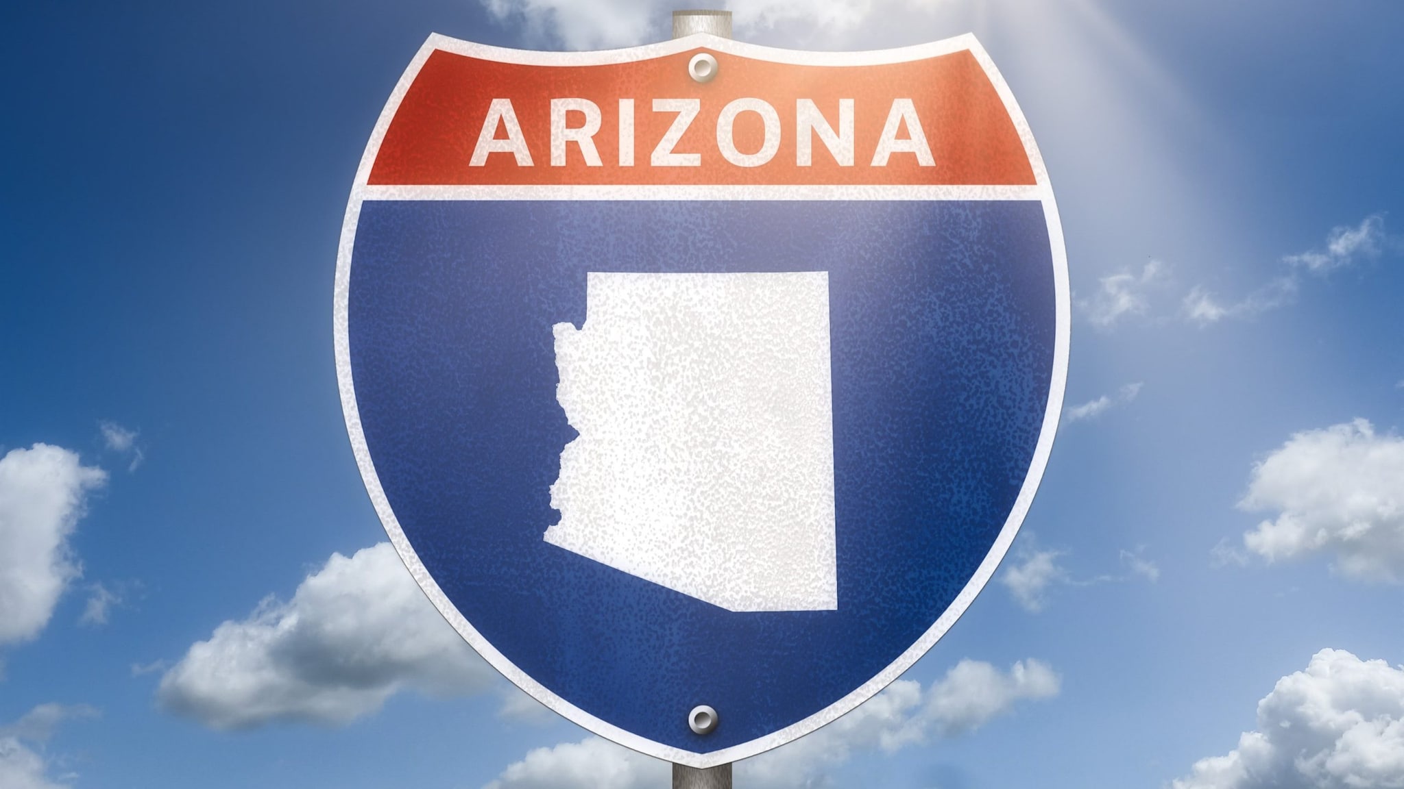 Arizona state roadside sign.