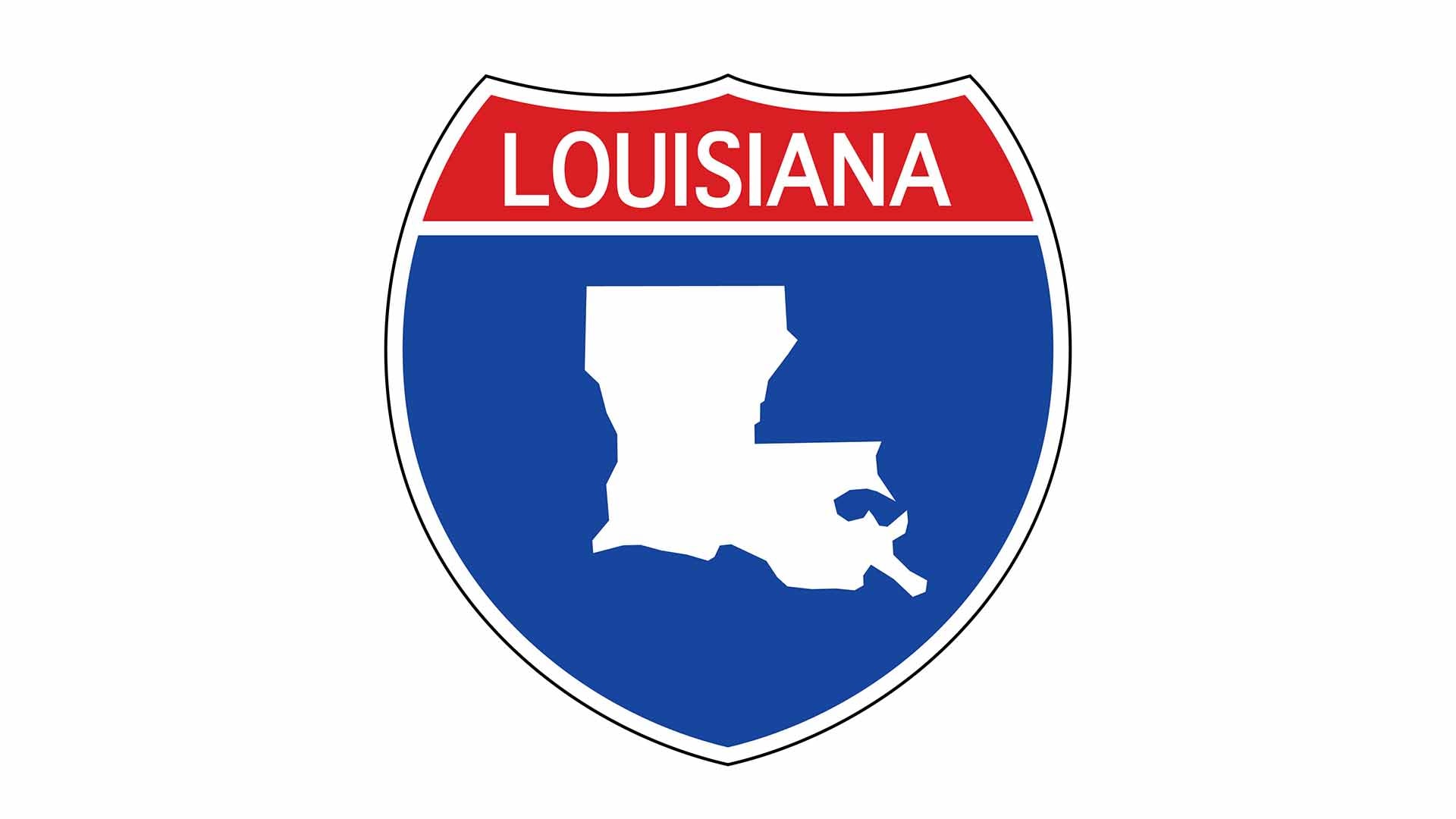Louisiana state roadside sign