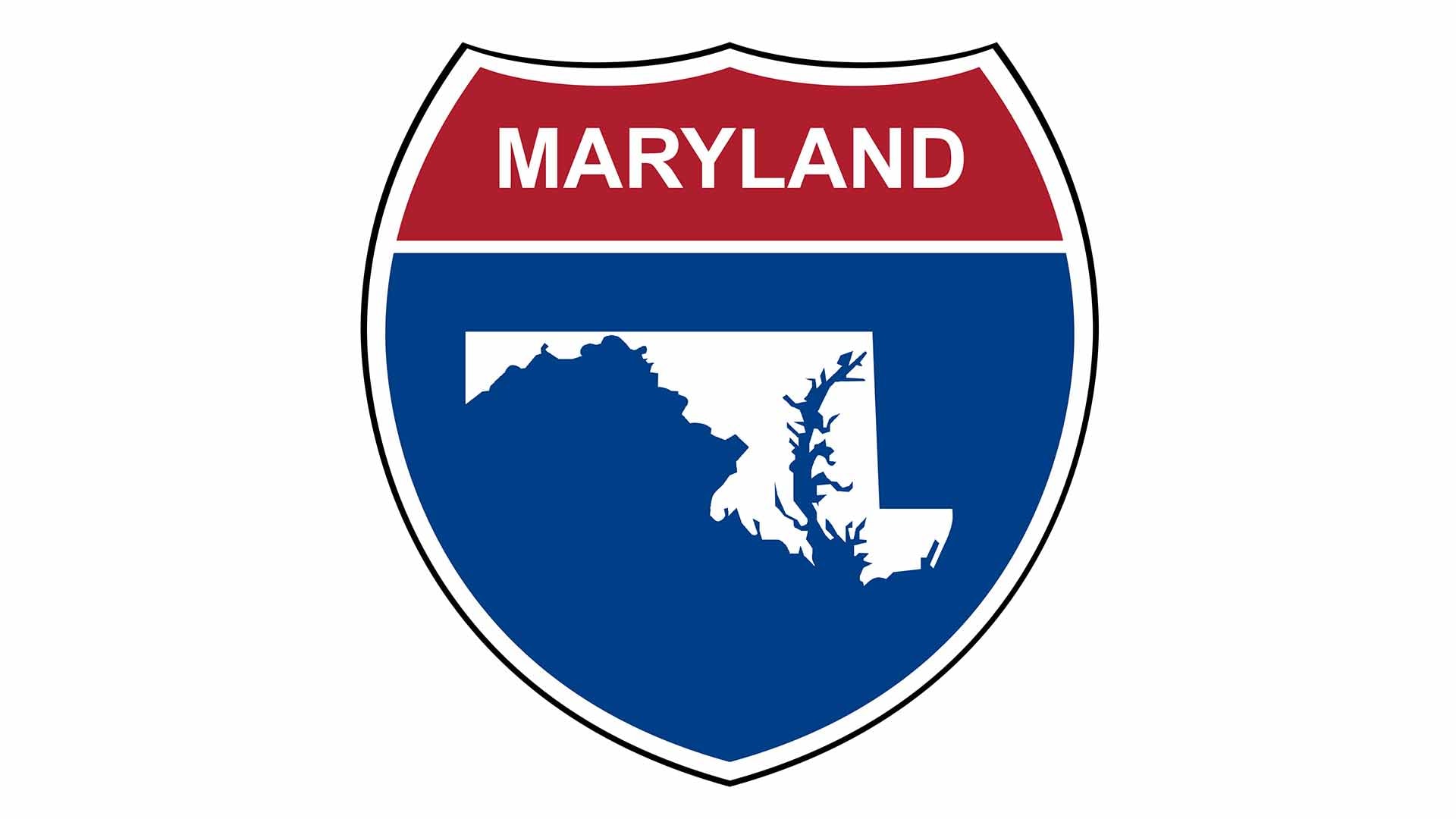 Maryland state roadside sign