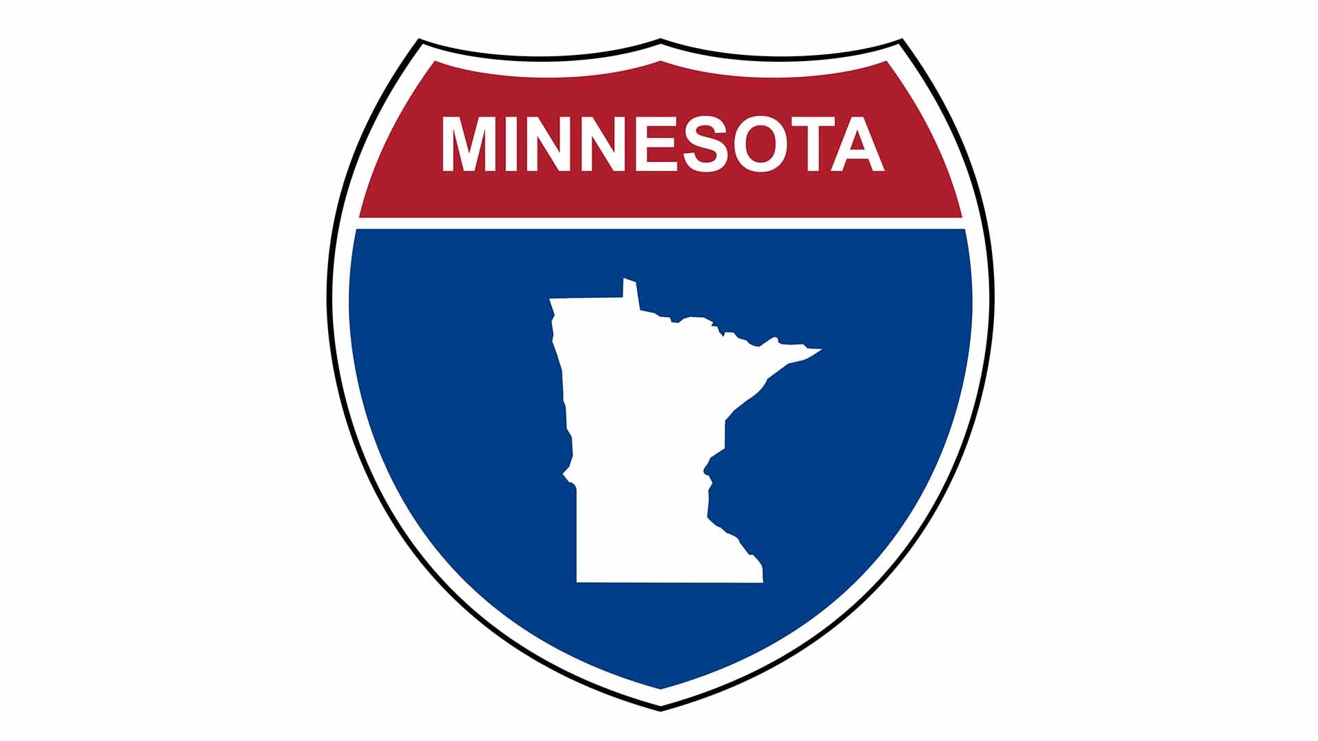 Minnesota state roadside sign