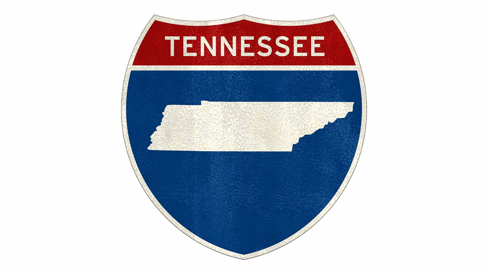 Tennessee state roadside sign