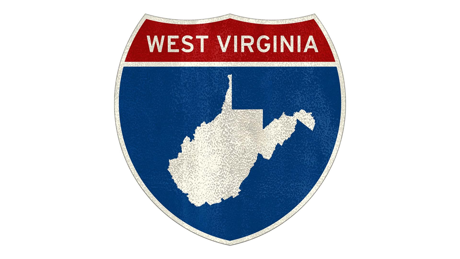 West Virginia state roadside sign