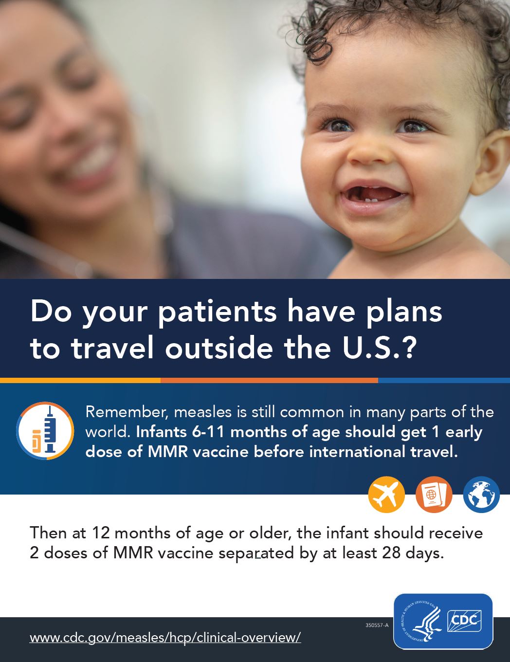 International Travel and MMR Vaccine Flyer for Providers