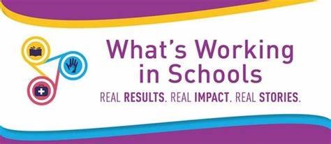 What's Working in Schools banner