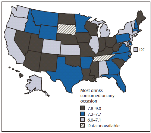 Vital Signs Binge Drinking Prevalence Frequency And Intensity Among Adults — United States 2010 