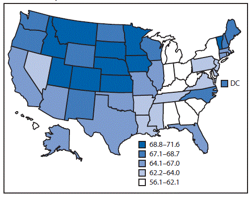 Short Sleep Duration Among Middle School and High School Students — United  States, 2015