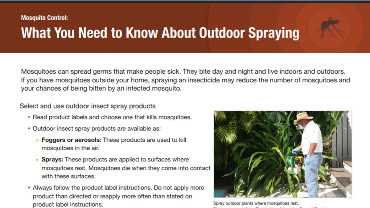 Art for Mosquito Control What you Need to Know About Outdoor Spraying