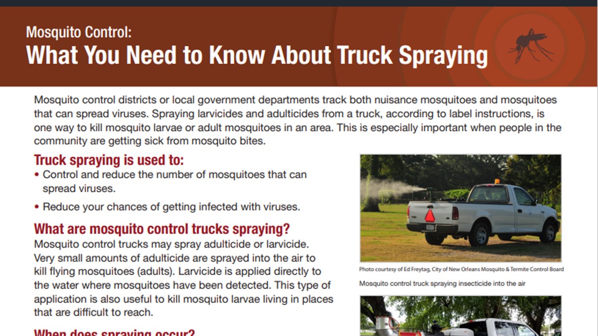 Art for Mosquito Control What you Need to Know About Truck Spraying