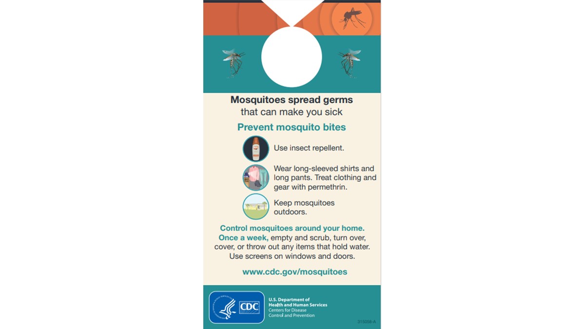 Art for Mosquito Prevention Door Hanger United States