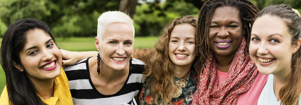 intro01 Image of five women standing together and laughing