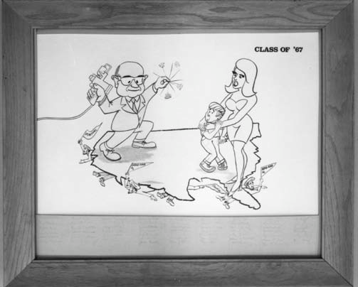 1967.png The plaque was developed near the end of our second year and presented to Dr. Alexander Langmuir, EIS Founder and Director in April 1969 at the evening skit during the EIS conference.