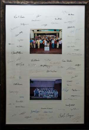 2003.png The gift of the two photographs was inspired by our time at the USPHS Training Center in Anniston, AL where we did a course in biohazards and emergency preparedness.